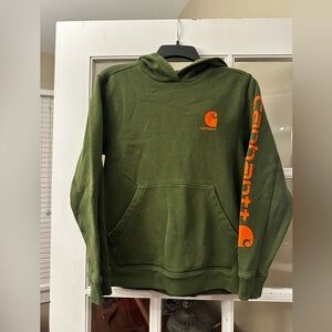 Boys Carhartt Hoodie Size Largee 14-16 Great Condition